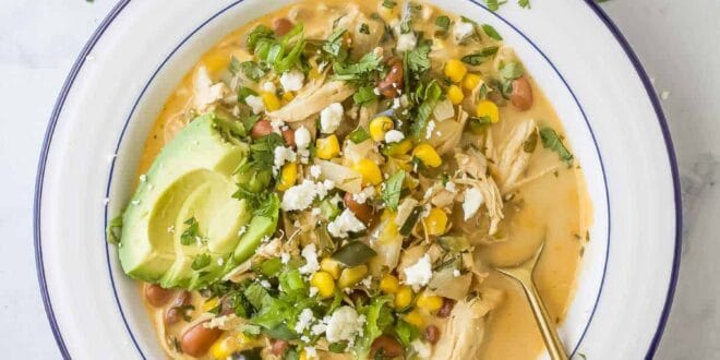 Mexican Street Corn White Chicken Chili Recipe