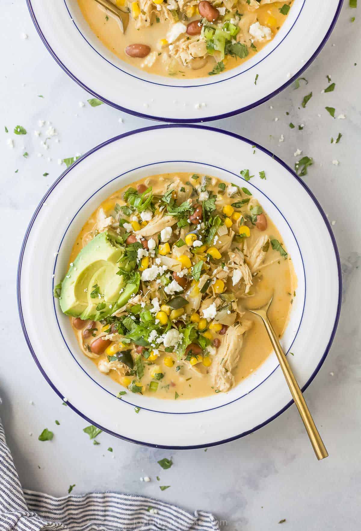 Mexican Street Corn White Chicken Chili Recipe