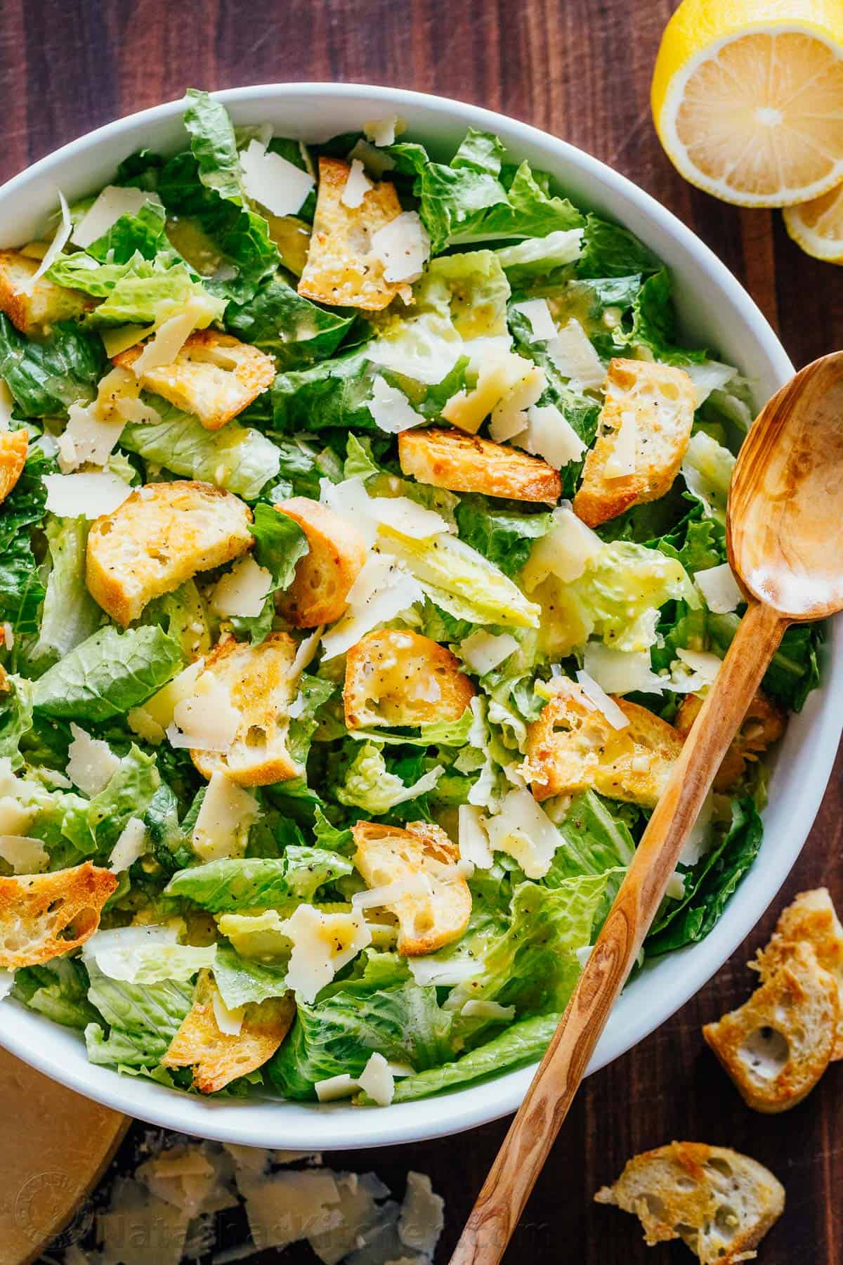Caesar Salad Dressing Recipe | Classic Creamy Homemade 1 Creamy homemade Caesar salad dressing with garlic, parmesan, and lemon