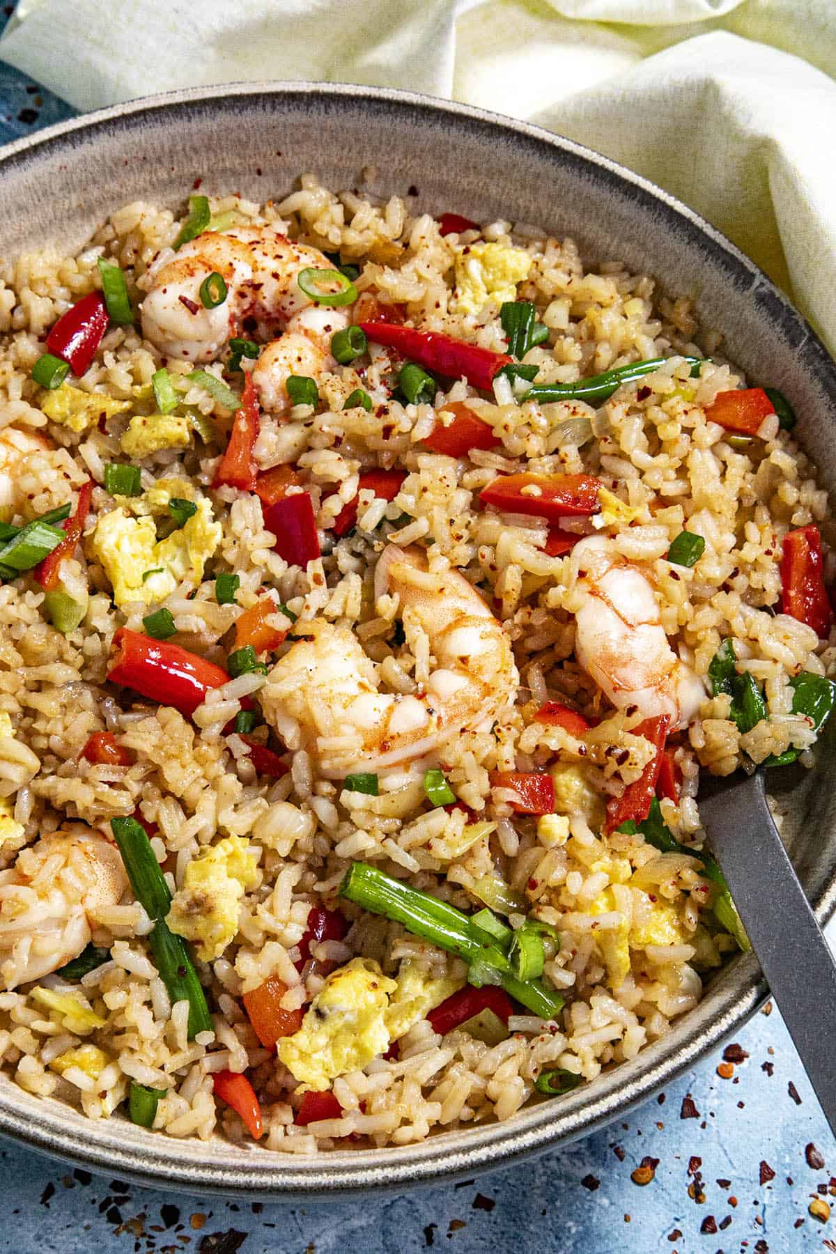 Thai fried rice recipe with jasmine rice and fish sauce