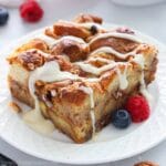 how to make bread pudding with custard