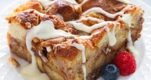 how to make bread pudding with custard