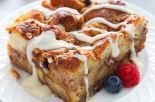 how to make bread pudding with custard