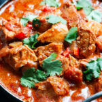 Chicken curry recipe with tomato and onion gravy