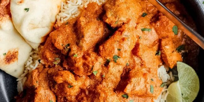 Chicken tikka masala recipe with creamy tomato sauce