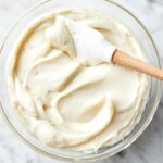Smooth and creamy homemade cream cheese frosting for cakes and cupcakes