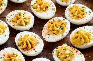 Deviled eggs recipe for party appetizers