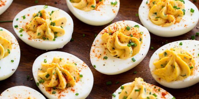 Deviled eggs recipe for party appetizers