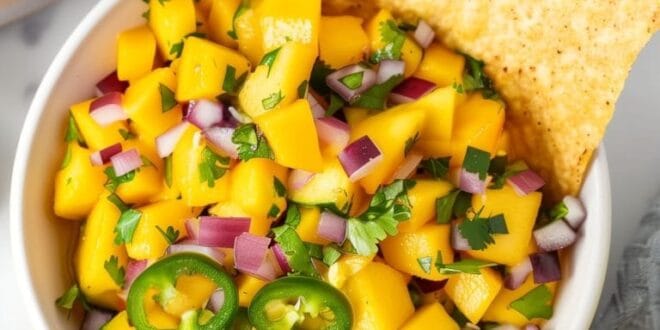 Easy mango salsa recipe perfect for summer appetizers