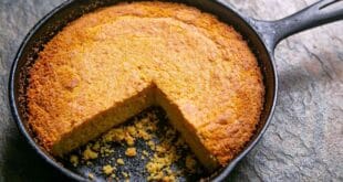 Easy Southern cornbread made with cornmeal and buttermilk